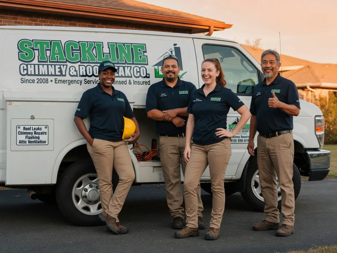 Chimney flashing repair company in Woodruff, WI